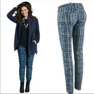 Cabi, Grid Skinny Jean, Size 6 | Spring 2018